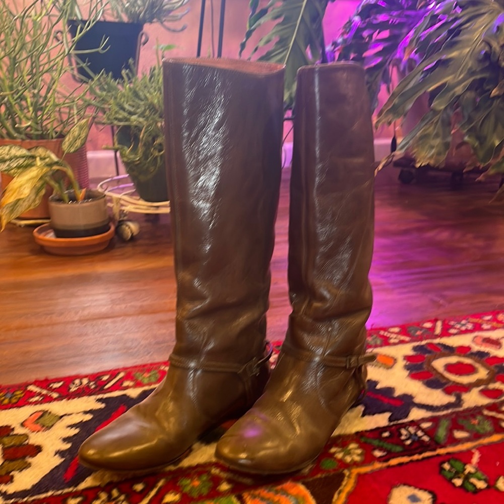 Older Frye Knee High Riding Boots